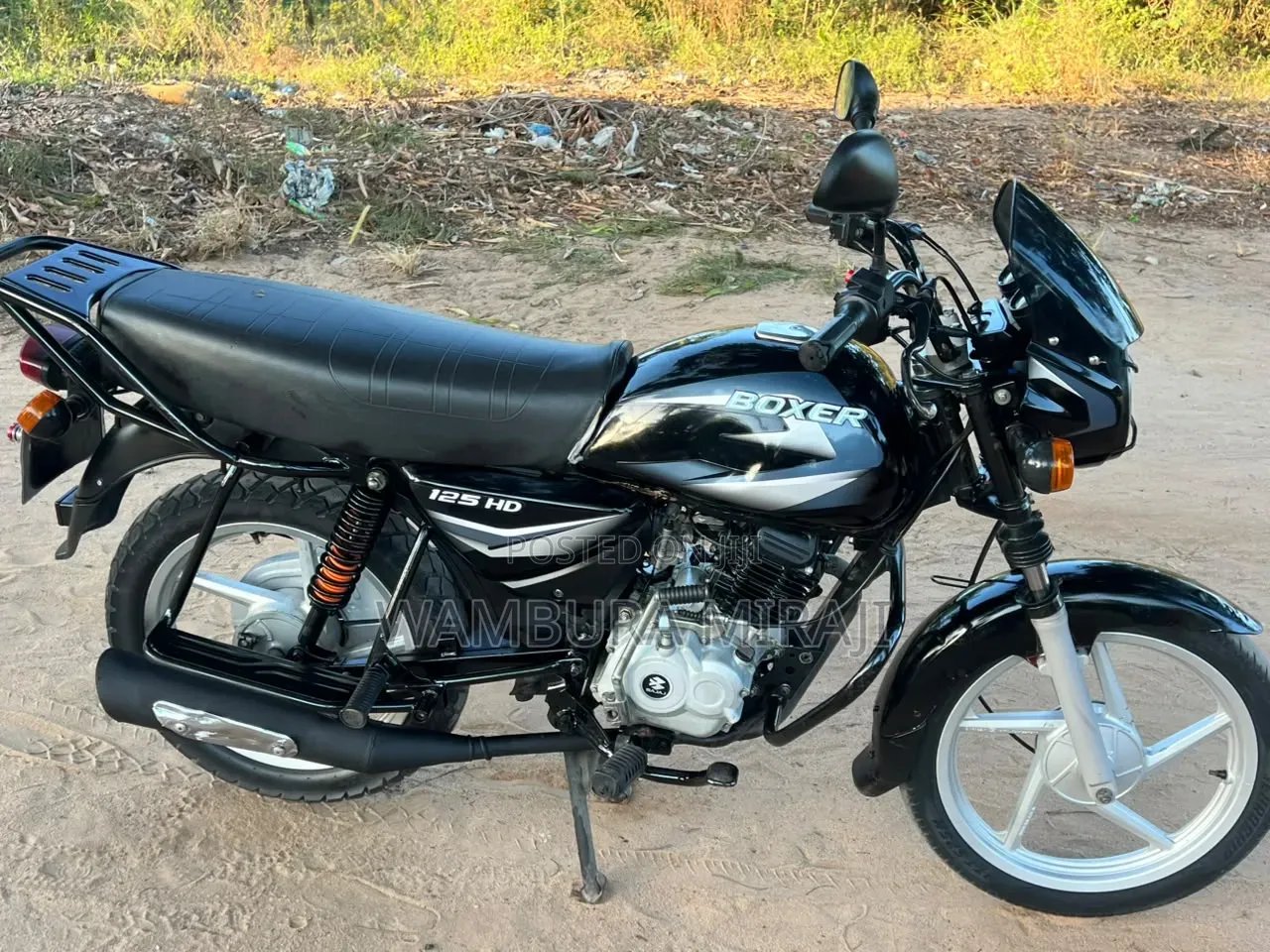 New Bajaj Boxer 125 2026 Black