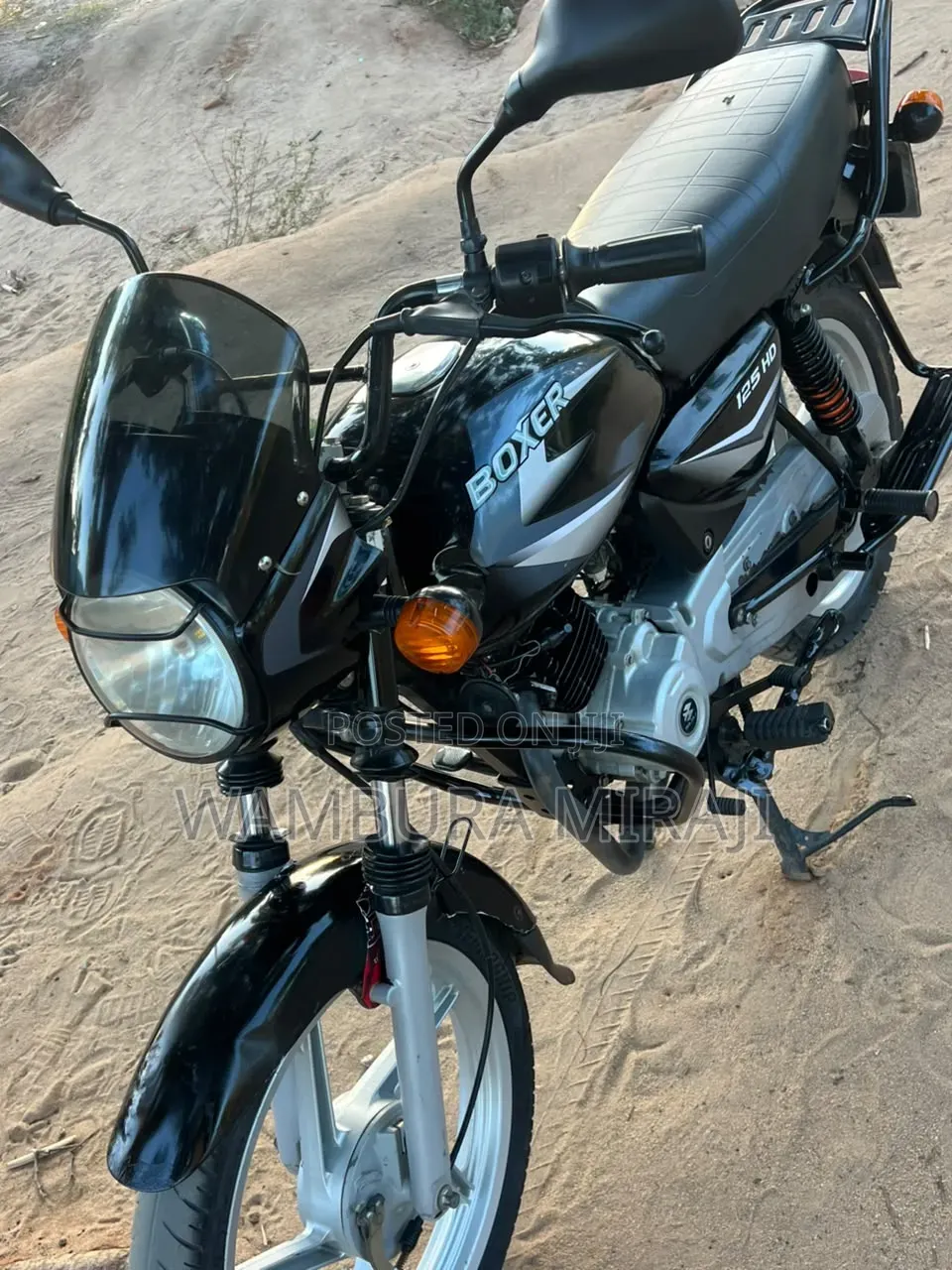 New Bajaj Boxer 125 2026 Black