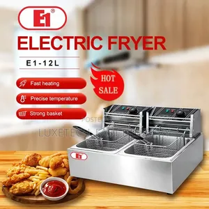E1 Commercial Electric Deep Fryer 12 Liters