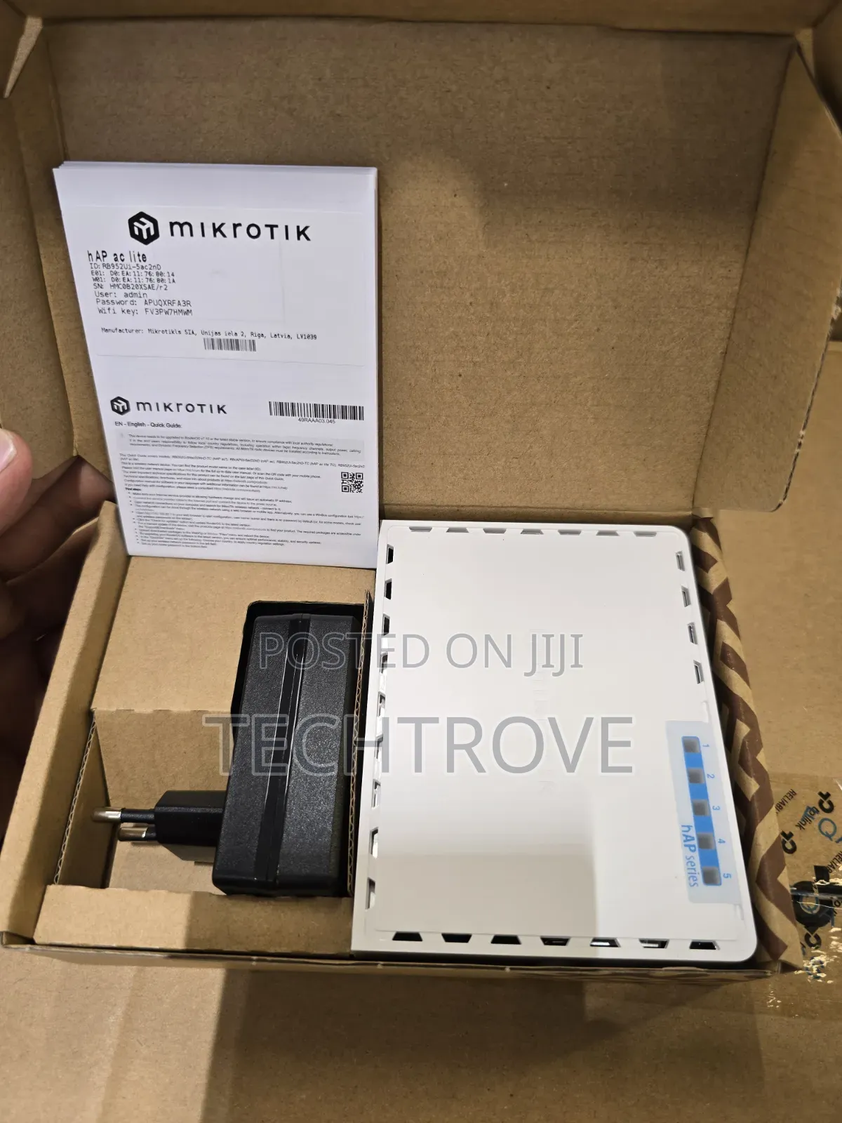 MikroTik RB952Ui-5ac2nD hAP AC Lite