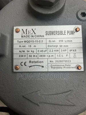 Sewage Water Pump 3hp Single Phase