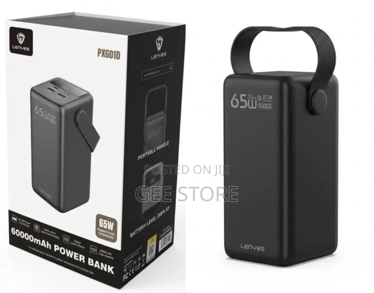 The Lenyes PX601D 60000mAh 65W Portable Power Bank