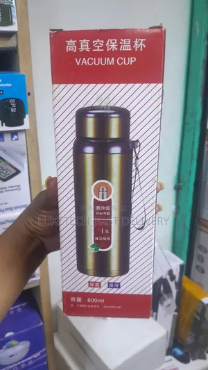 800ml Vacuum Insulated Thermos Flask – Hot and Cold Water Bottle