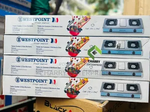 GENUINE Westpoint Table Gas Cooker Steel Jiko La Gesi La Bati 2 Burner