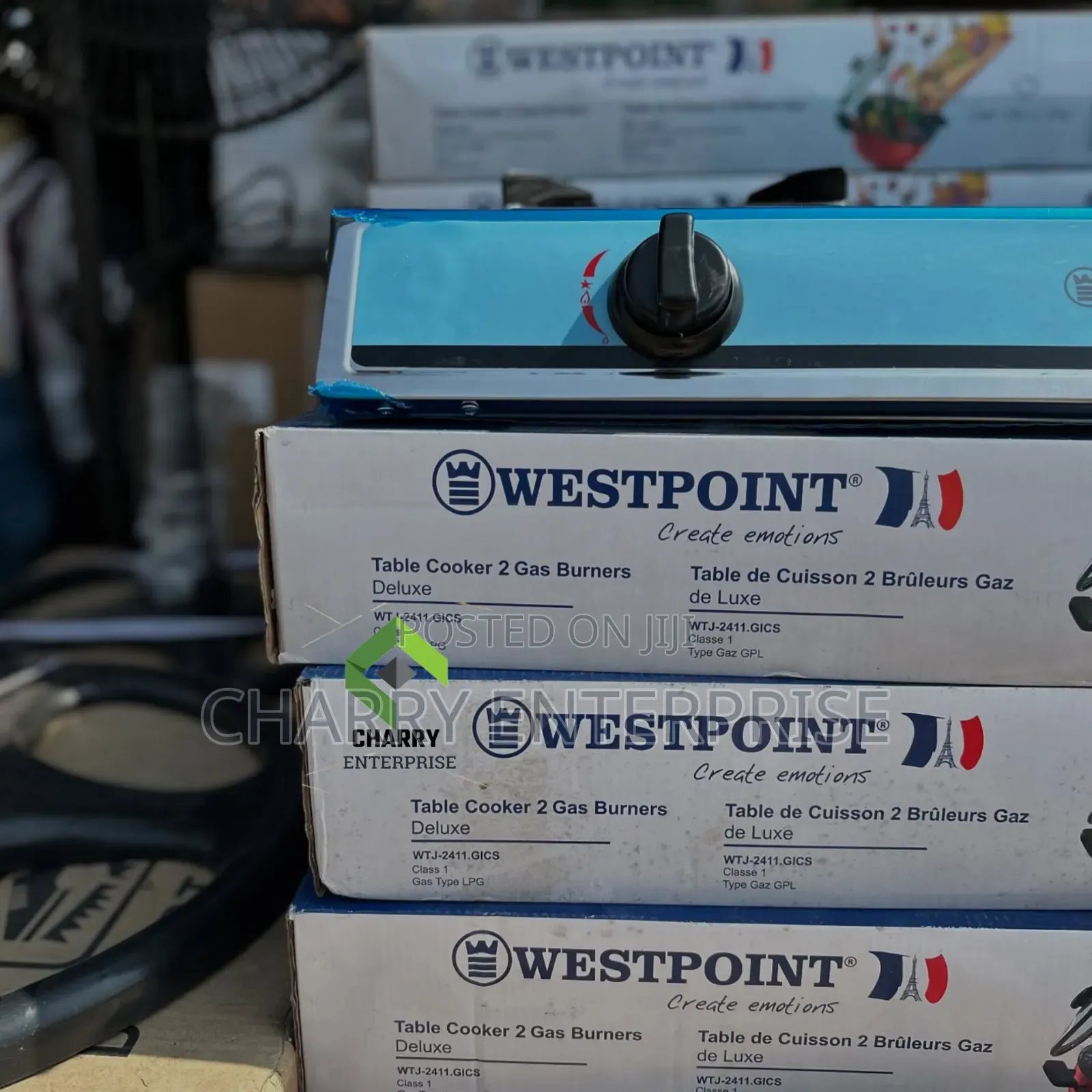 GENUINE Westpoint Table Gas Cooker Steel Jiko La Gesi La Bati 2 Burner