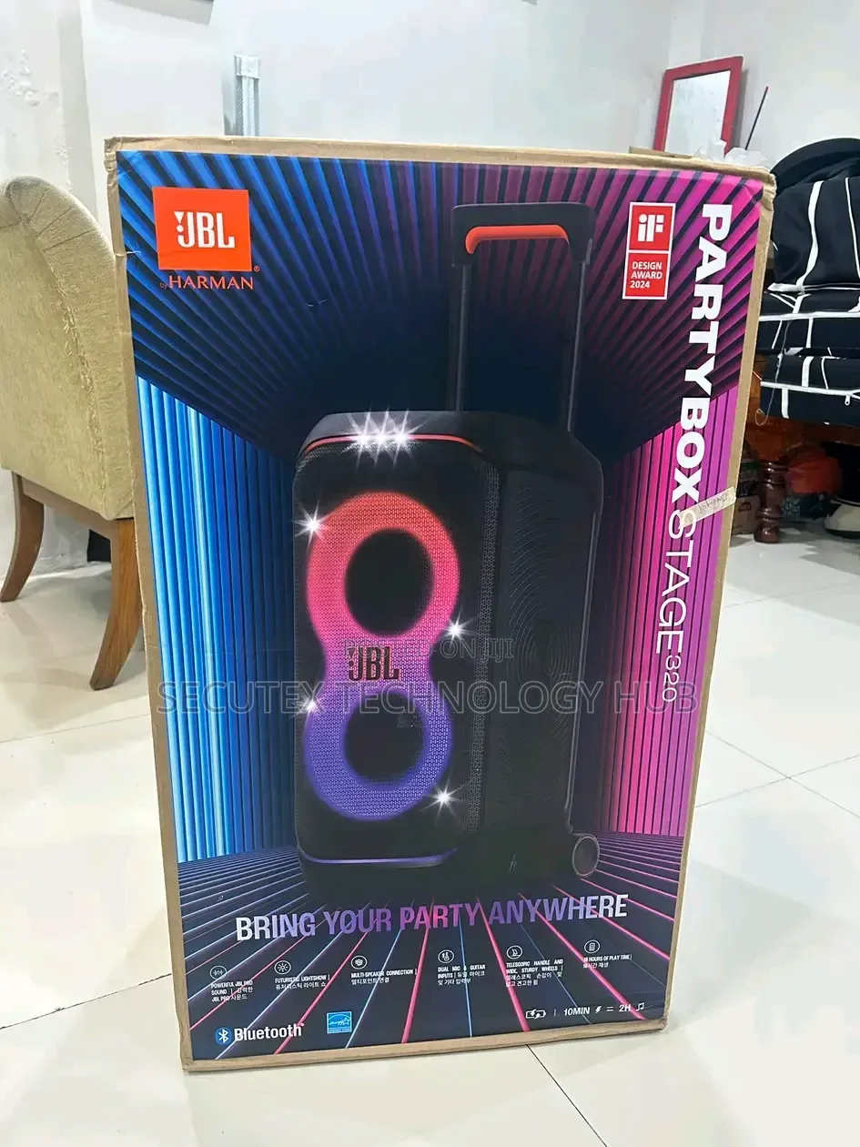 JBL PartyBox Stage 320 Portable Bluetooth Party Speaker