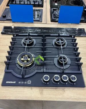 Homebase Cooktops Cooker 4 Plates Full Gas, Auto Ignition Switch