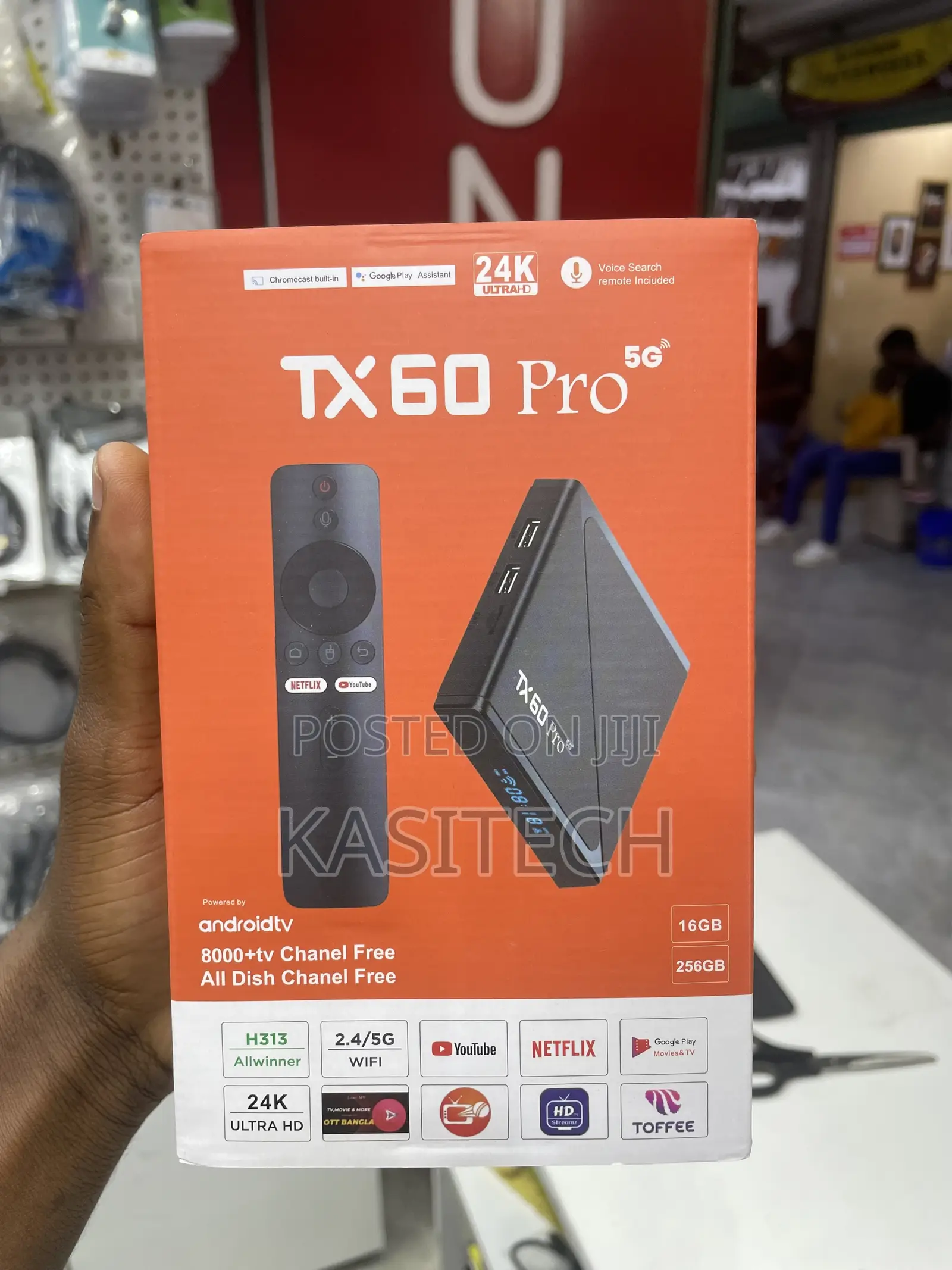  TV 60 Pro TV BOX 256gb Ram 16gb