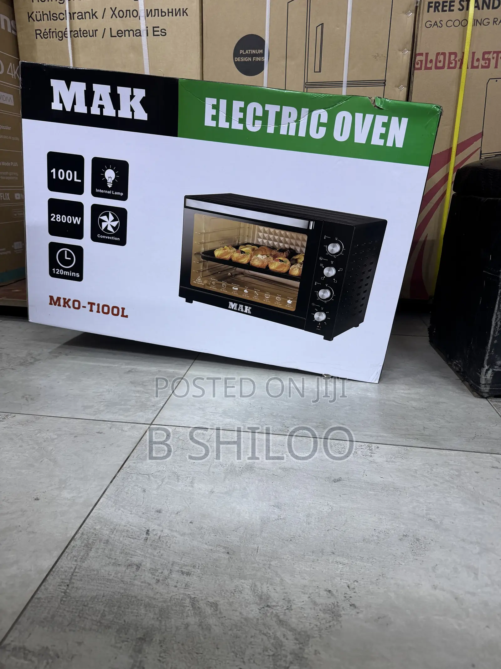 Mak 100l Electric Oven