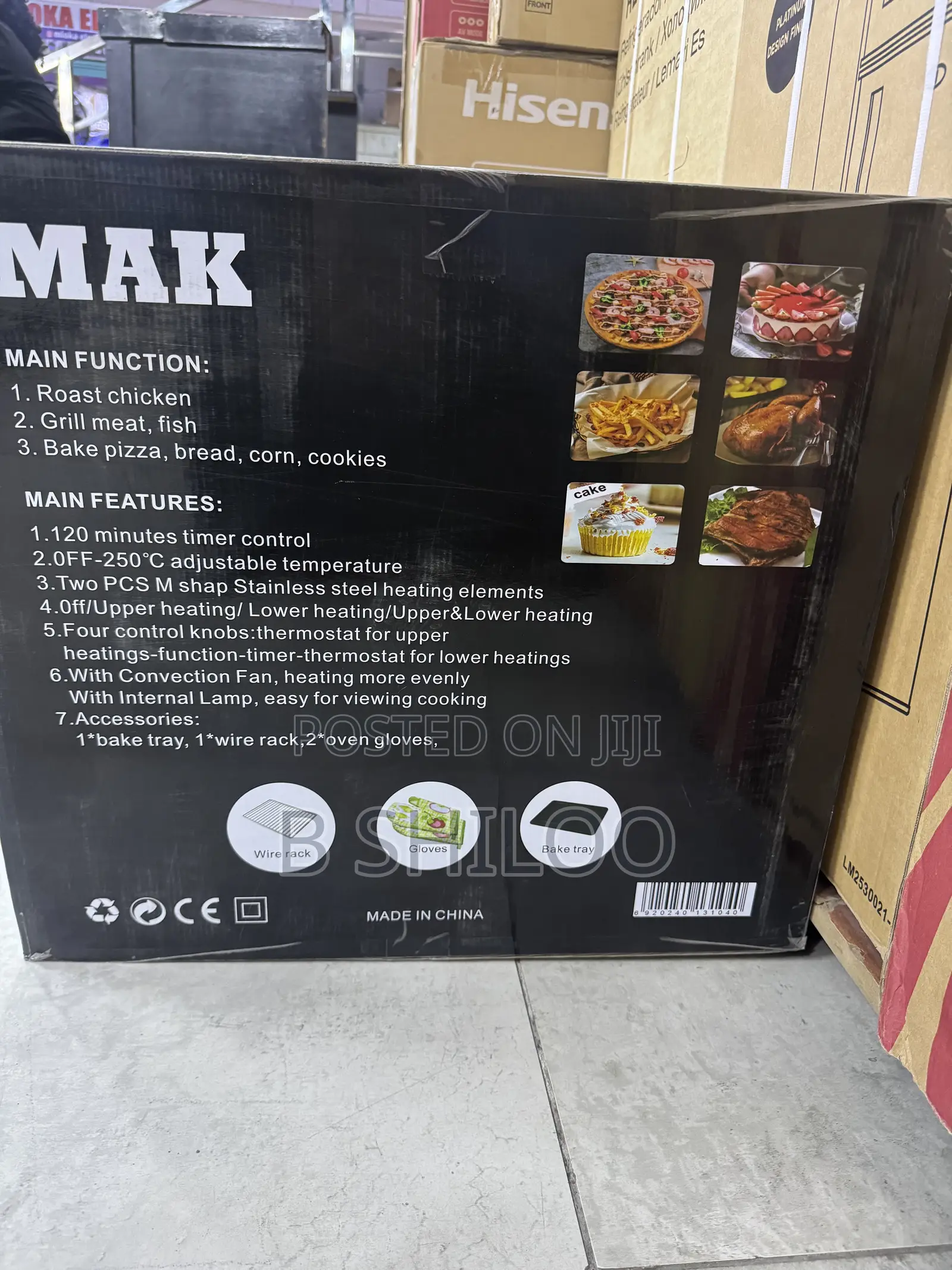 Mak 100l Electric Oven