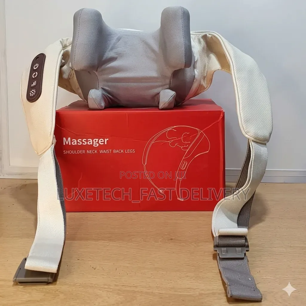 Wearable 5D Neck Shoulder Massager – Cordless Deep Tissue Kneading
