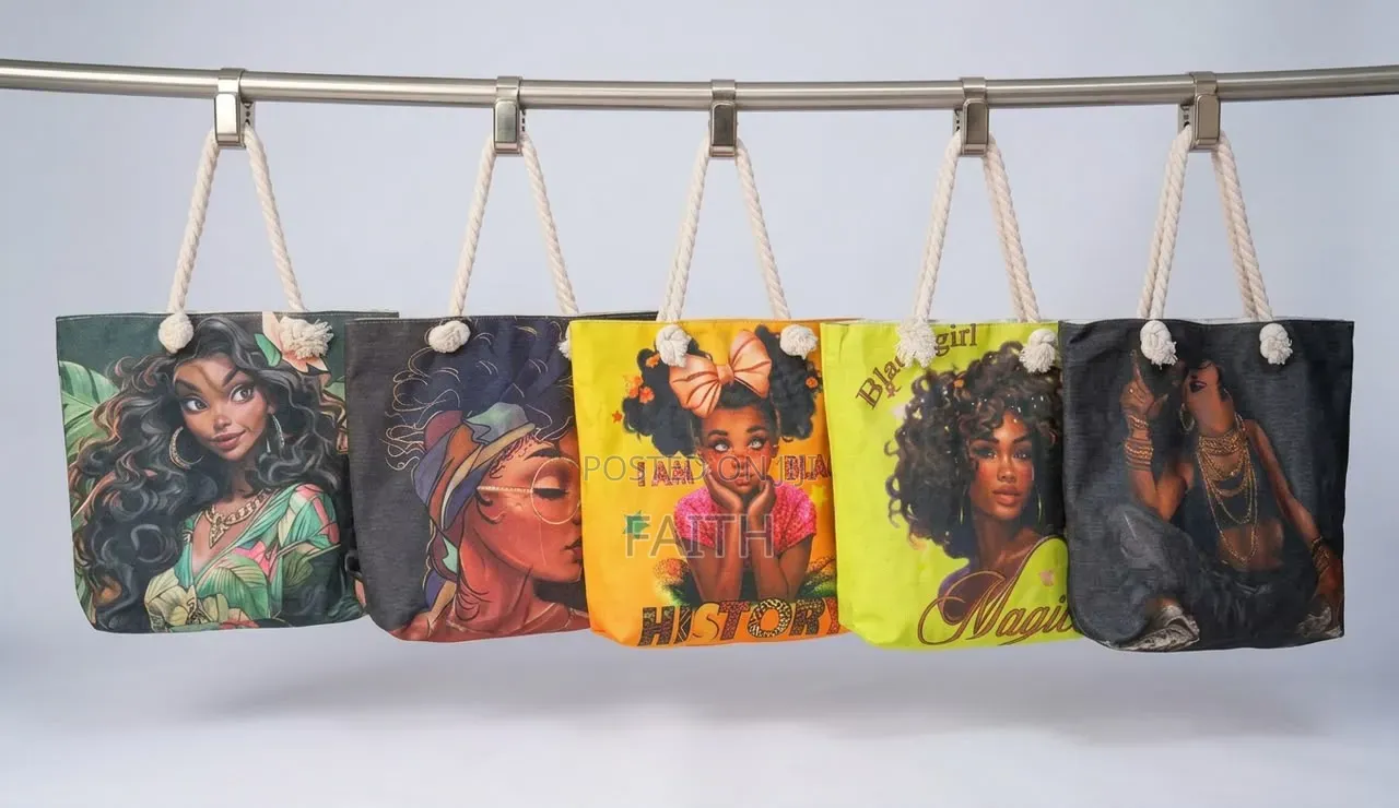Beautiful Printed Ladies Tote Bags