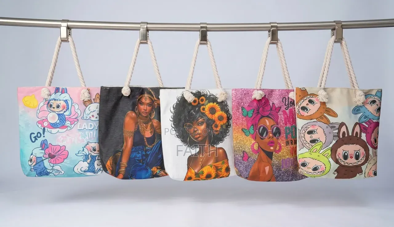Beautiful Printed Ladies Tote Bags