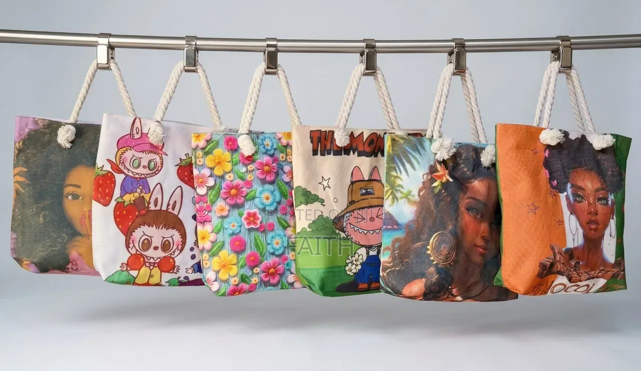 Beautiful Printed Ladies Tote Bags