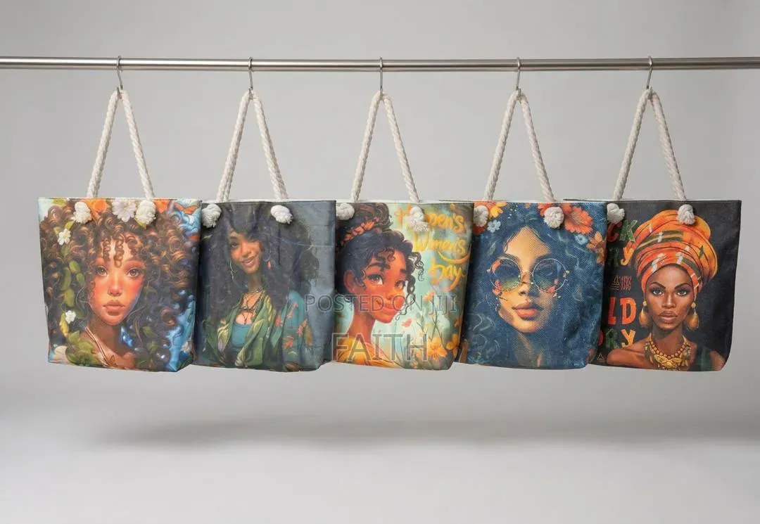 Beautiful Printed Ladies Tote Bags