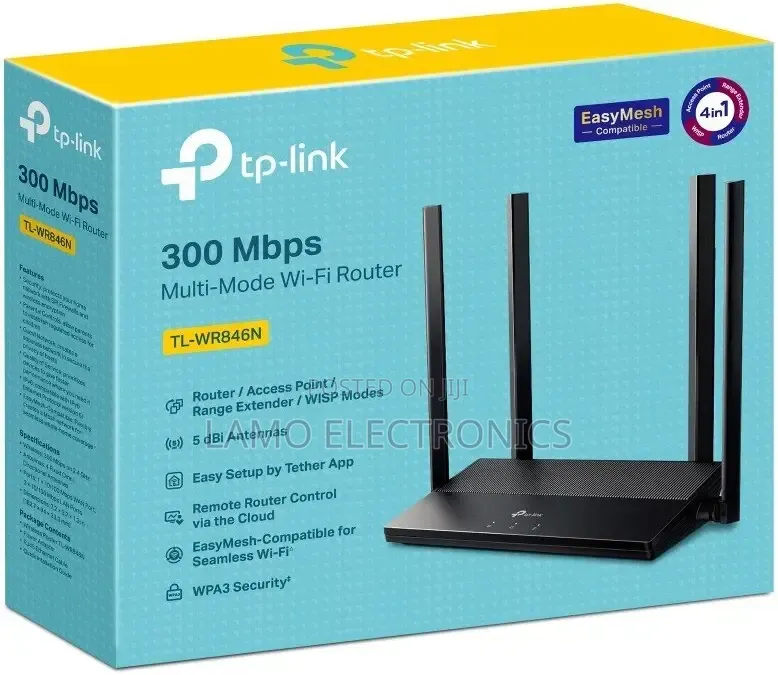 TP LINK TL-WR840N 300mbps Multi- Mode Wi-Fi Router