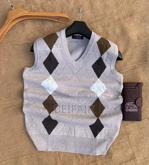 Sleeveless v Neck Sweater