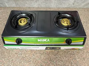 Manca Black Gas Stove
