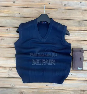 V Neck Vest With Buttons