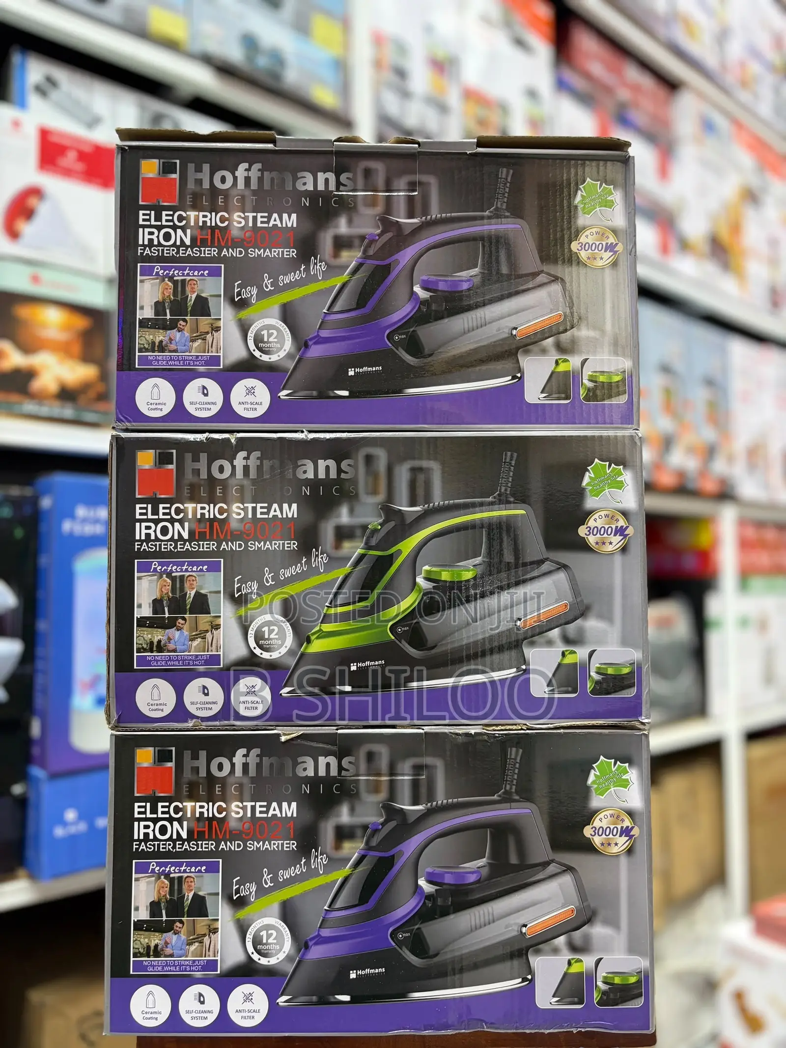 Hoffmans Electric Steam Iron