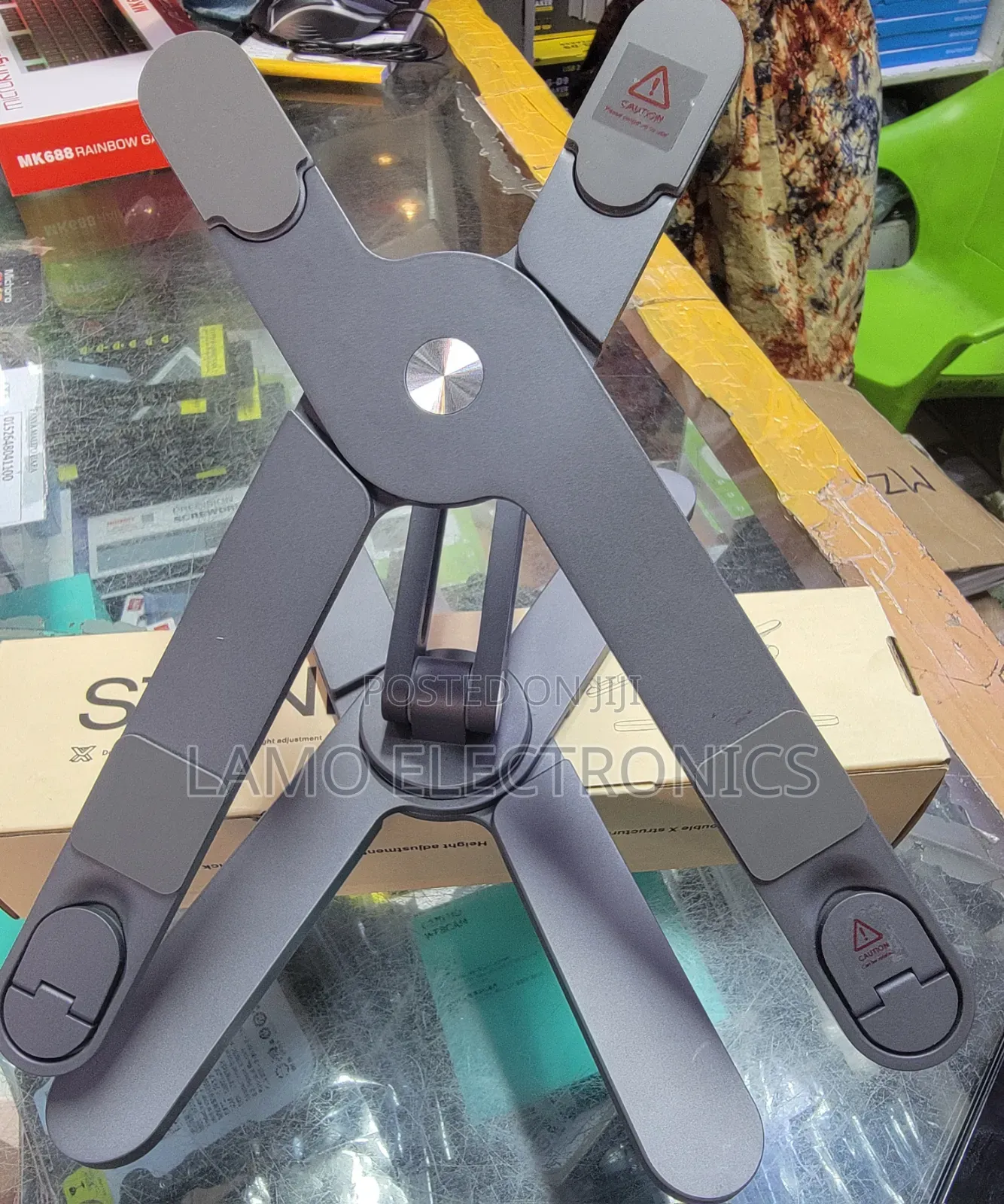 Heavy Double X Laptop Stand