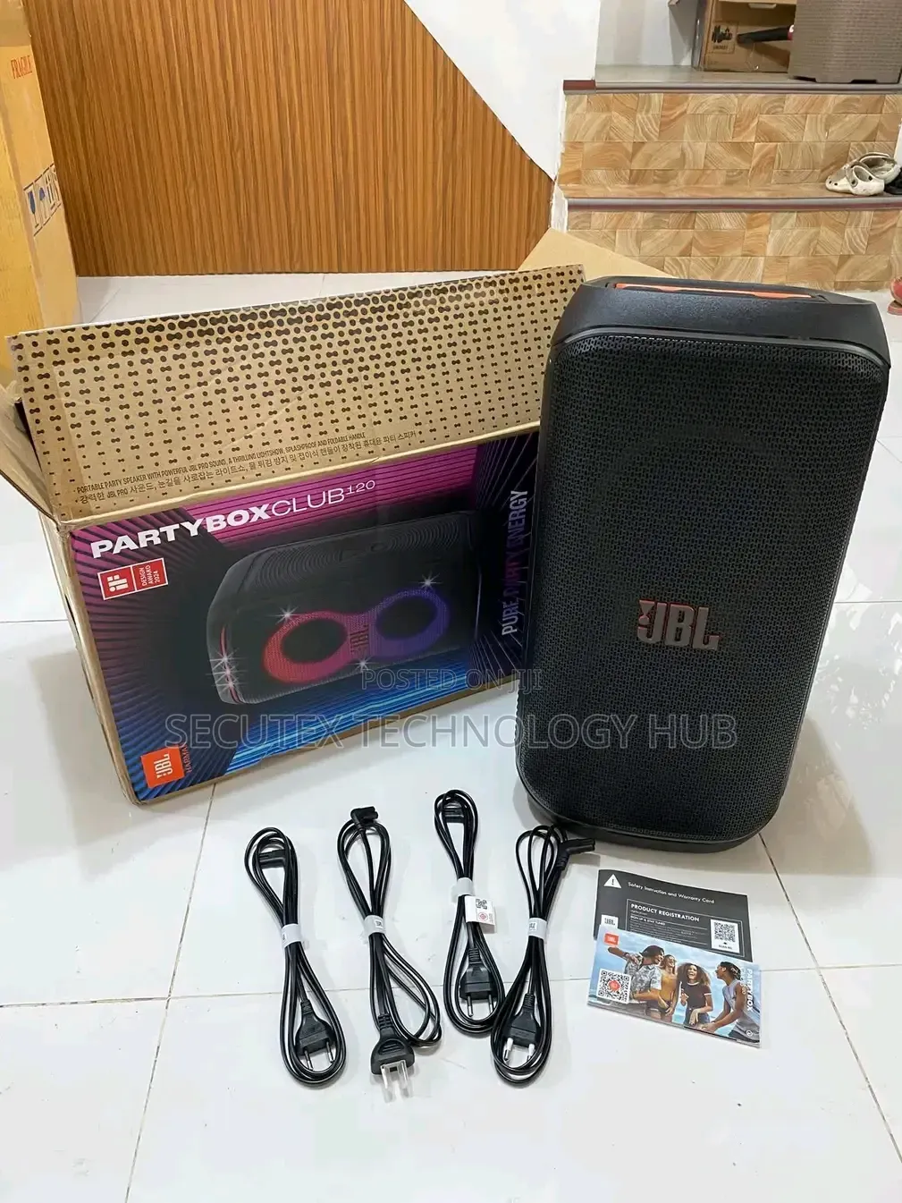 JBL PartyBox Club 120 – Portable Bluetooth Party Speaker