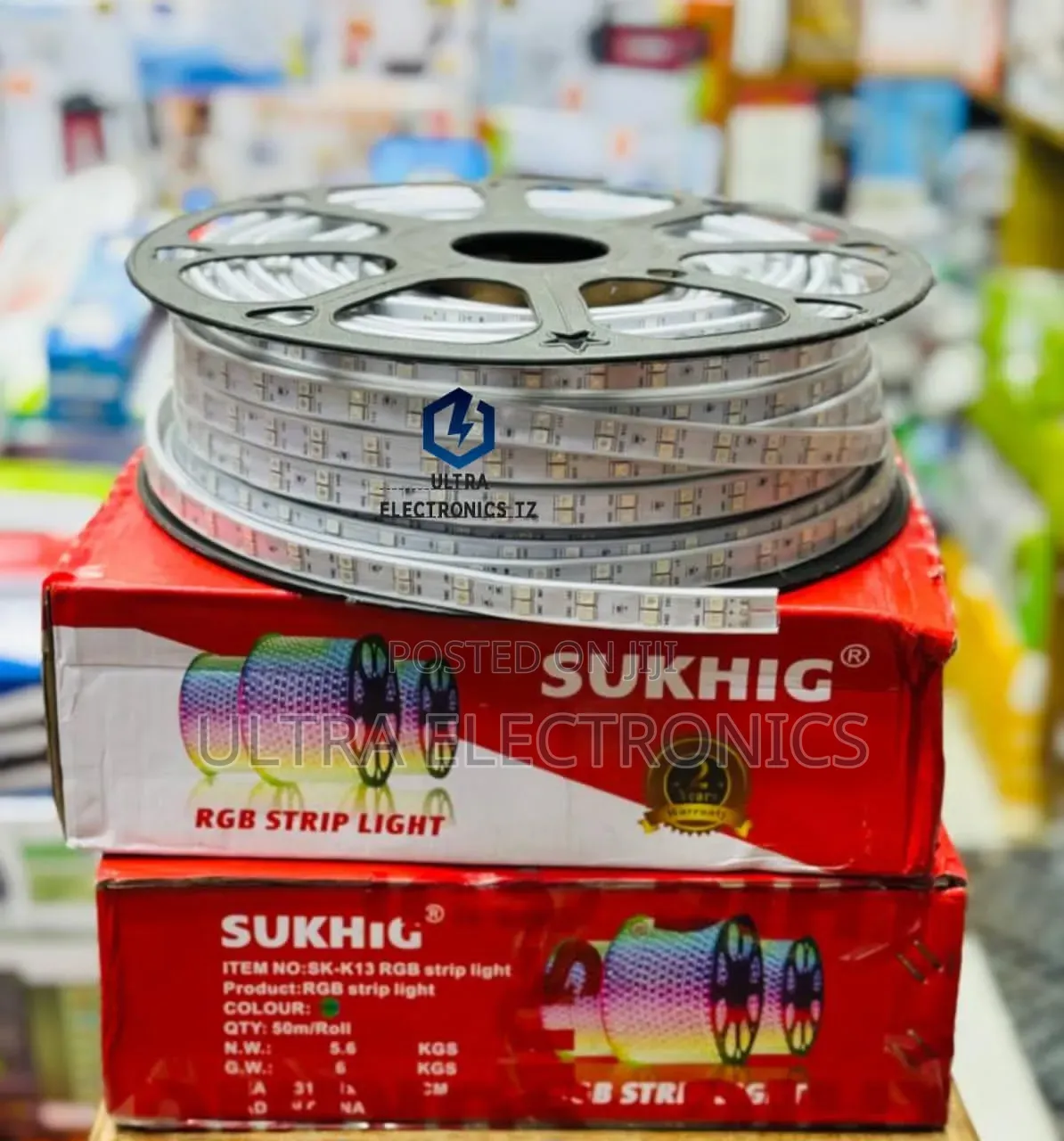 Multi Color RGB Led Strip Light Rola Mita 50 Metres Inabadilisha Rangi