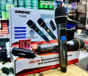 80 M Long UHF Frequency Shure Wireless Microphone T682 Rechargeable