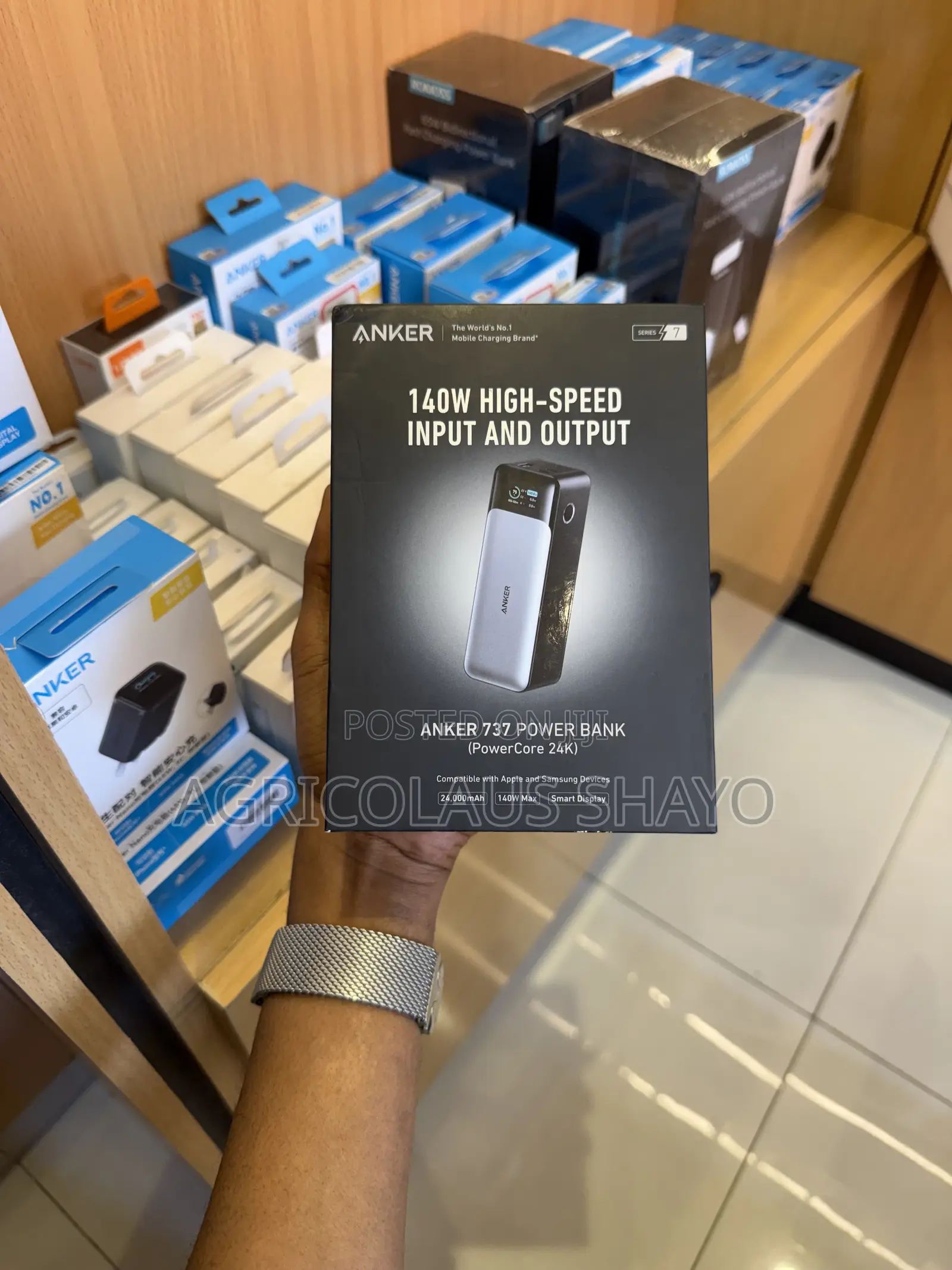 Anker 737 Power Bank 24,000mAh 140W Ultra Fast Laptop Phone Charger