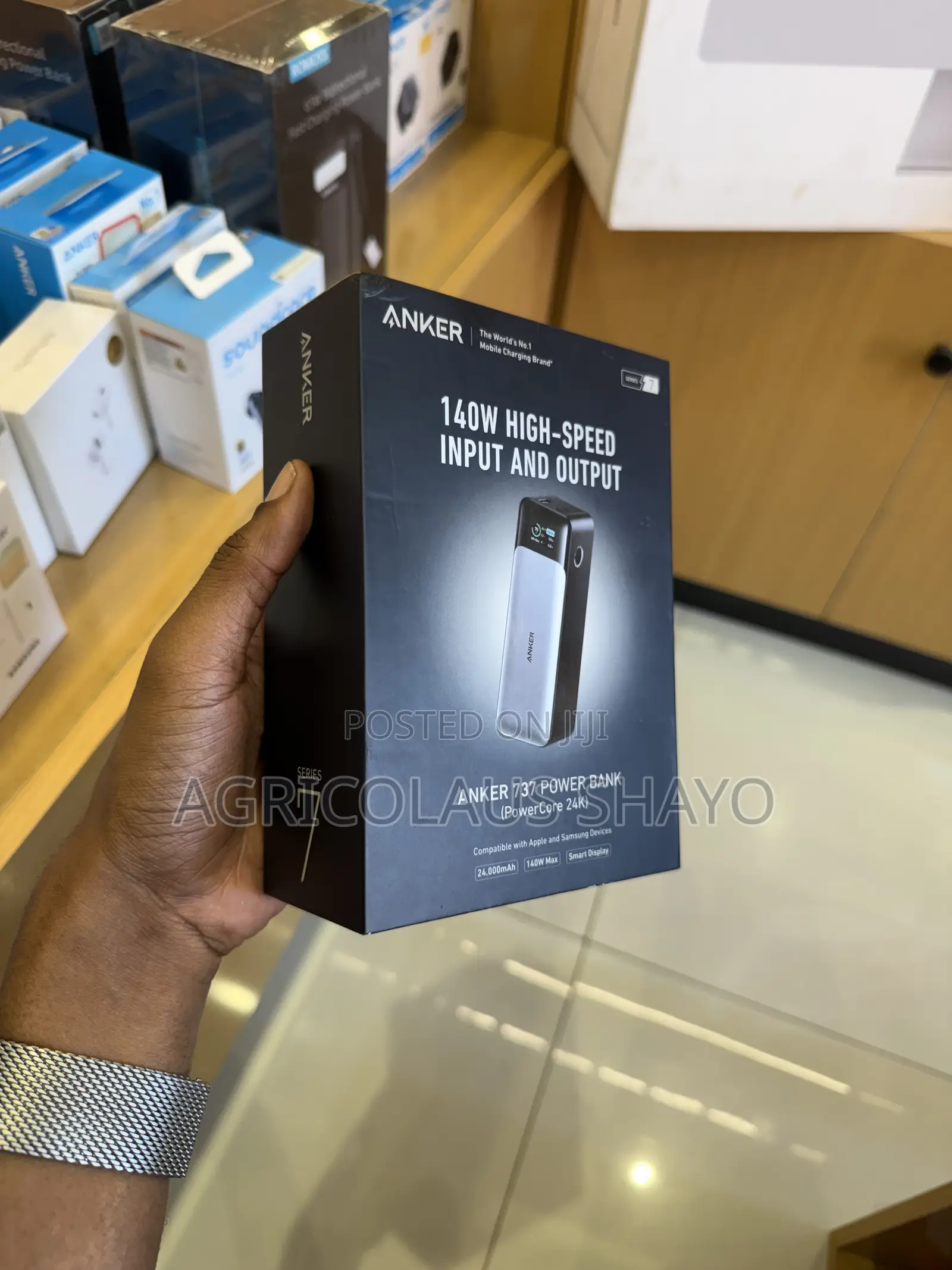 Anker 737 Power Bank 24,000mAh 140W Ultra Fast Laptop Phone Charger