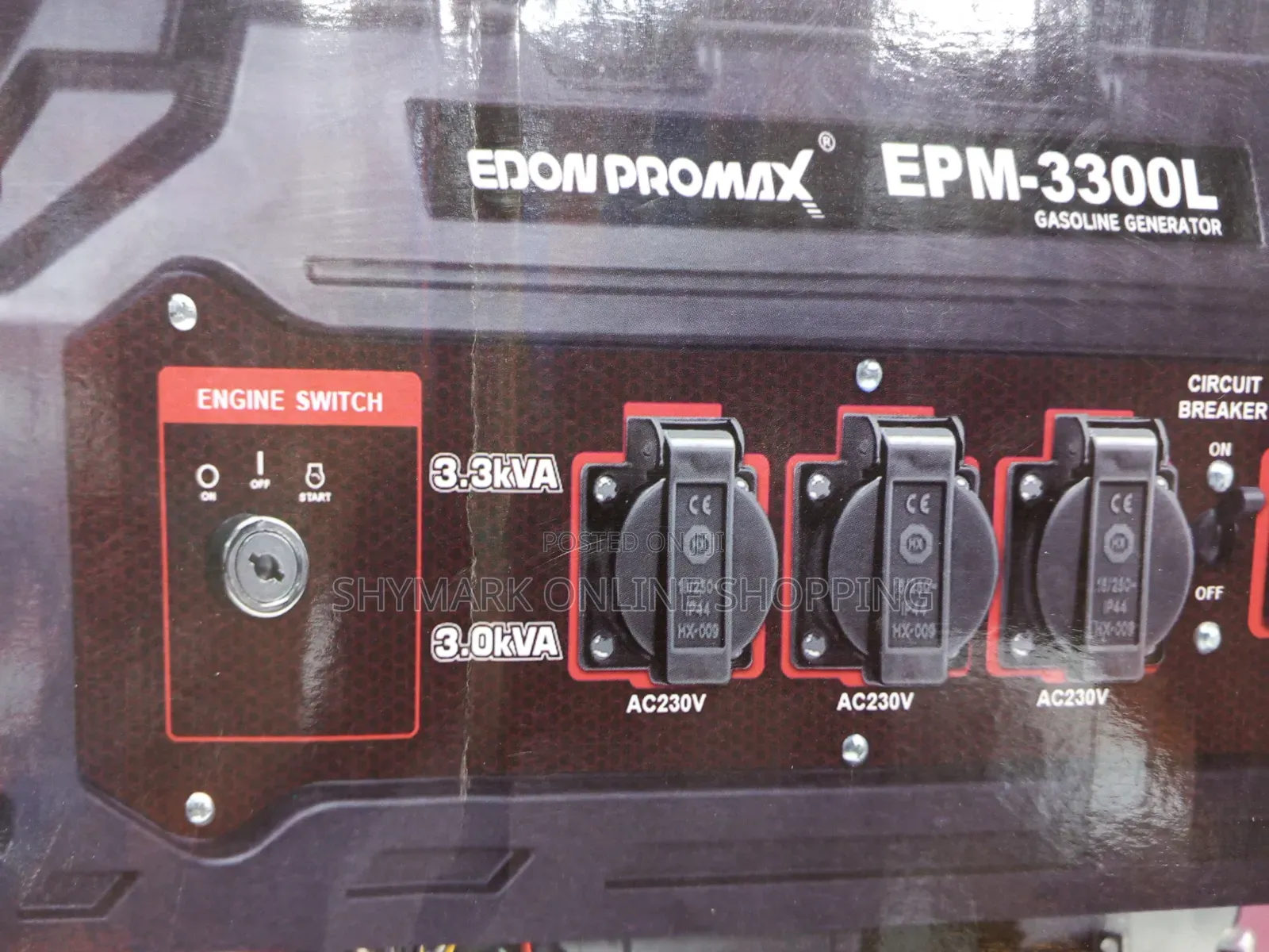 Edon ProMax Gasoline Generator 3.3KVA (EPM-3300L)