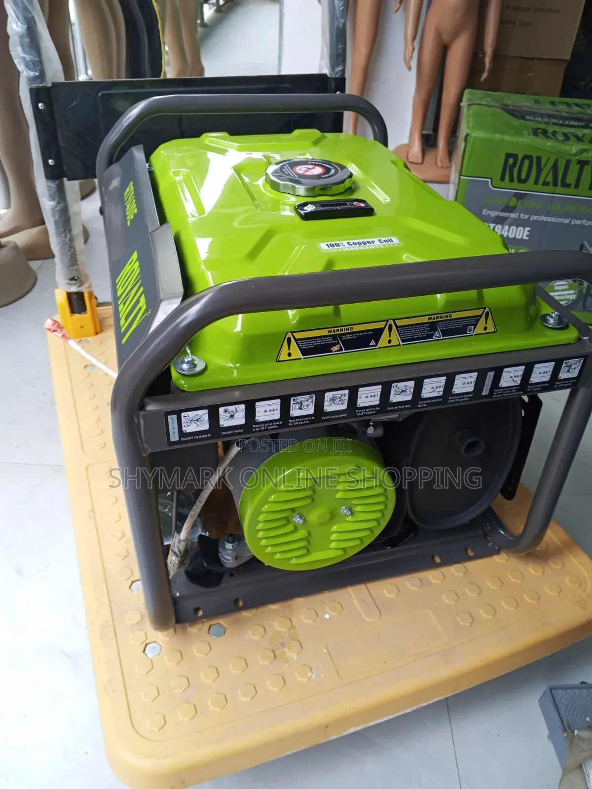 Royalty RT9400E Portable Gasoline Generator 3.9KVA