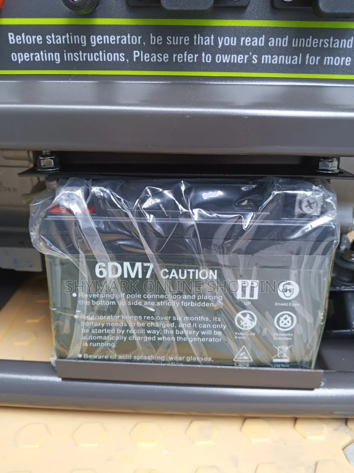 Royalty RT9400E Portable Gasoline Generator 3.9KVA