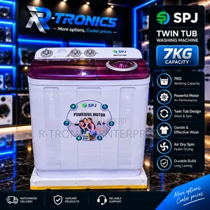 SPJ 7kg Twin-Tube Washing Machine