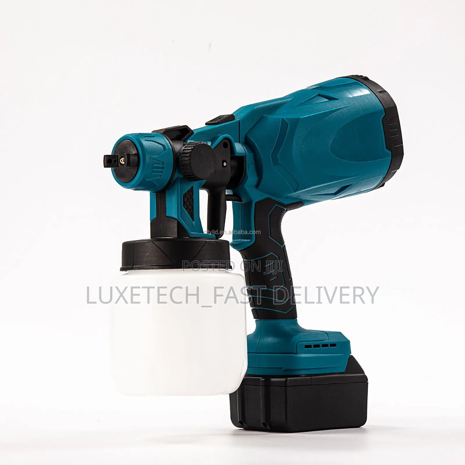 Cordless HVLP Paint Spray Gun 48V – Portable 2 Battery Powered Sprayer