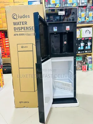 Qiudes AFK-6000 Gold 2 Taps Water Dispenser – Hot, Cold and Warm Water