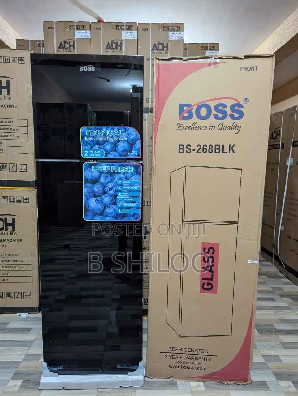 Boss Refrigerator 268blk