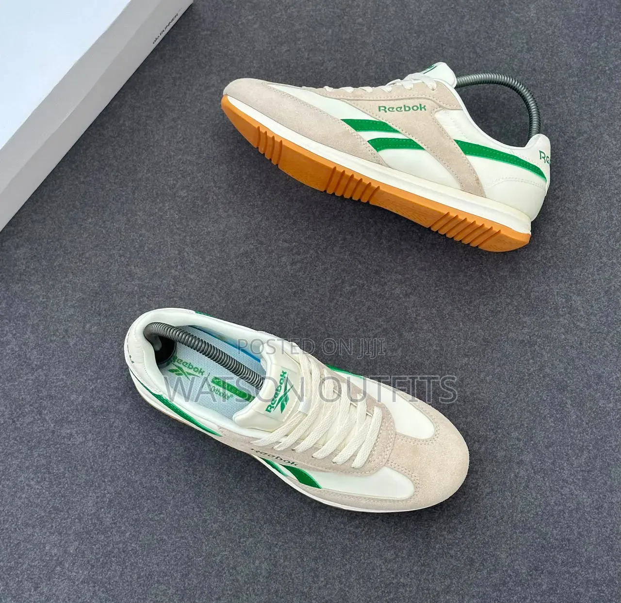 Reebok Brand 4 Multicoloured Greatly Designed Men's Leather Sneakers