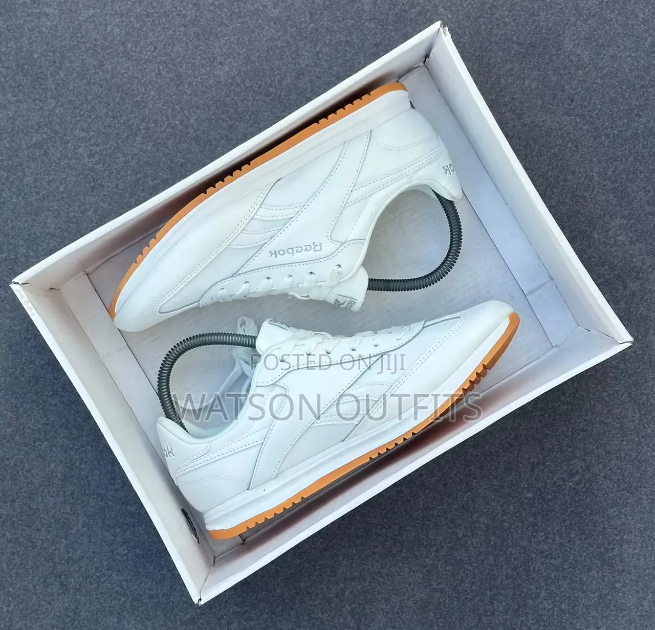 Reebok Brand 4 Multicoloured Greatly Designed Men's Leather Sneakers
