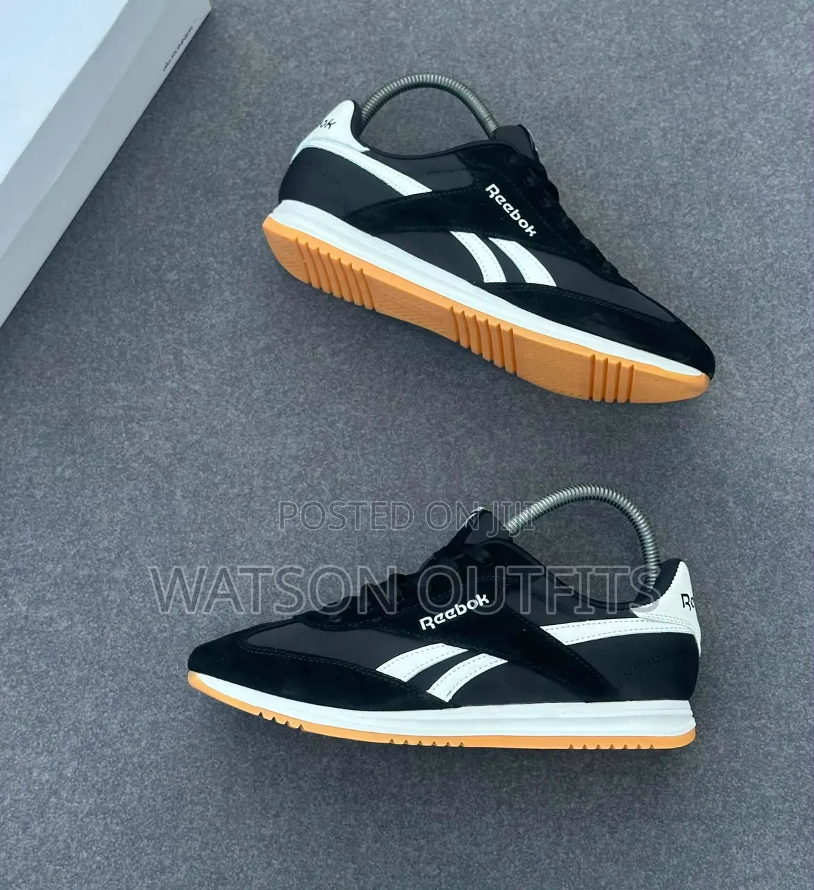 Reebok Brand 4 Multicoloured Greatly Designed Men's Leather Sneakers