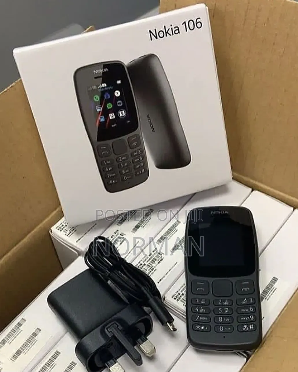 New Nokia 106 Black