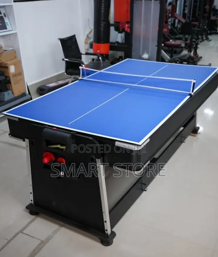 New 4-in-1- 7ft Games Pool Air Hockey Table