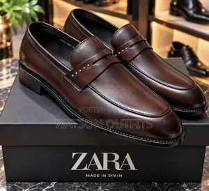 Zara Made in Spain 2 Colours Men's Leather Shoes or Footwears