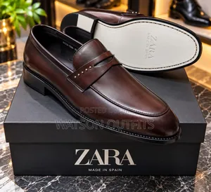 Zara Made in Spain 2 Colours Men's Leather Shoes or Footwears
