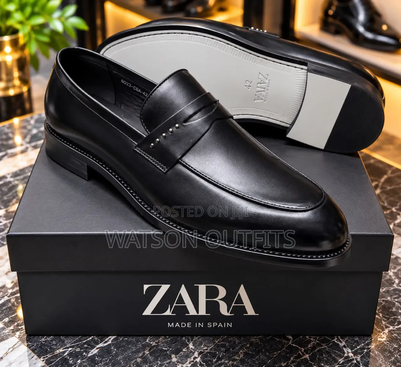 Zara Made in Spain 2 Colours Men's Leather Shoes or Footwears