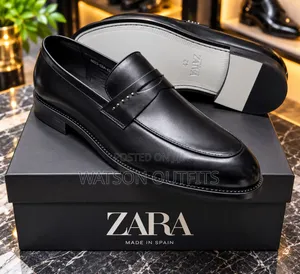 Zara Made in Spain 2 Colours Men's Leather Shoes or Footwears