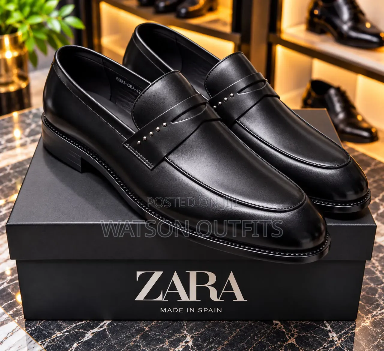 Zara Made in Spain 2 Colours Men's Leather Shoes or Footwears