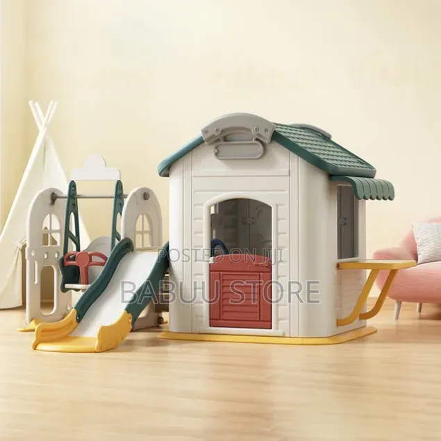 Swing Set Playhouse –