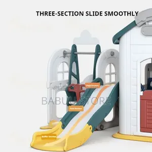 Swing Set Playhouse –