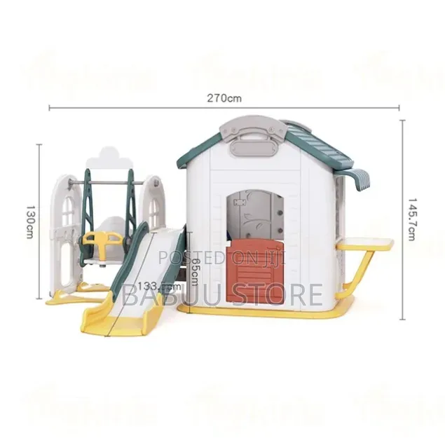 Swing Set Playhouse –
